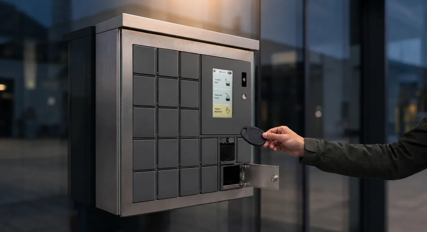 24h Keyless Entry Check-in-Box am aircraft Hotel