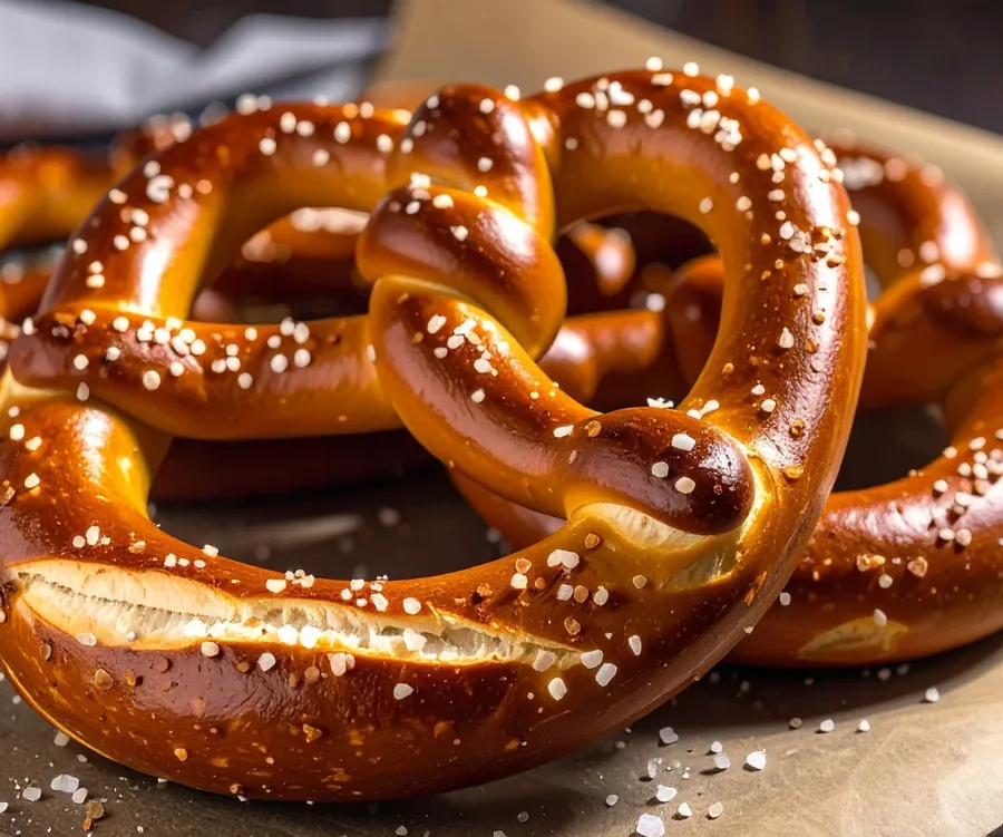 Frisch gebackene Brezeln beim Business Brezeln Networking Apero